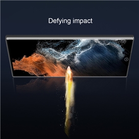 محافظ صفحه شیشه ای دورچسب تمام صفحه نیلکین سامسونگ Samsung Galaxy S23 Ultra 3D CP+ Max