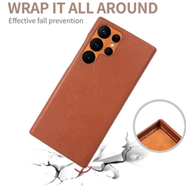 کاور چرمی کی زد دوو مدل Noble Collection-Leather مناسب برای گوشی موبایل سامسونگ Galaxy S23 Ultra