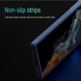 کاور نیلکین مدل Textured Fiber S Case مناسب برای گوشی موبایل سامسونگ Galaxy S23 Ultra