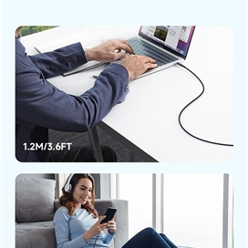 کابل شارژ قطع کن دار تایپ سی به تایپ سی 100 واتی مک دودو مدل MCDODO CA-3460 طول 1.2متر