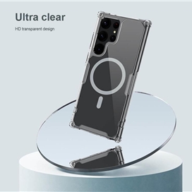 کاور نیلکین مدل Nature TPU Pro Magnetic مناسب برای گوشی موبایل سامسونگ Galaxy S23 Ultra