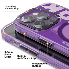 قاب YOUNGKIT یانگکیت Purple Colorful Anti-Drop Series مناسب برای Apple iPhone 14 Pro Max