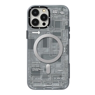 قاب YOUNGKIT یانگکیت Technology Series Gray مناسب برای Apple iPhone 15 Pro Max