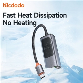 تبدیل هاب چندکاره 2 پورت مک دودو مدل MCDODO HU-0680 پورت ورودی تایپ سی