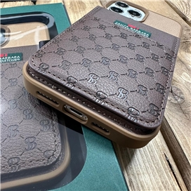 قاب چرمی جاکارتی پولو Polo مدل HULDA مناسب برای Apple iPhone 13 Pro