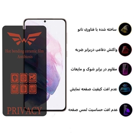 محافظ صفحه نمایش حریم شخصی اپیکوی مدل Nano-Privacy مناسب برای گوشی موبایل سامسونگ  S20 Plus