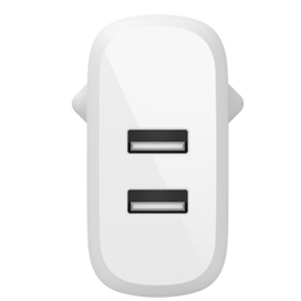 شارژر دیواری شارژ سریع دو پورت 24 وات بلکین مدل WCB002vfWH