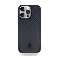 قاب اورجینال برند پولو مدل Santa Barbara Polo Raquet Club ELVIS Carbon Fibre مناسب برای Apple iPhone 16 Pro Max