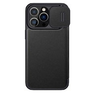 کیف کلاسوری نیلکین مدل Qin Pro Plain Cloth مناسب برای گوشی موبایل اپل iPhone 14 Pro Max