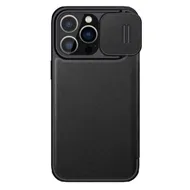 کیف کلاسوری نیلکین مدل Qin Pro Plain Cloth مناسب برای گوشی موبایل اپل iPhone 14 Pro Max