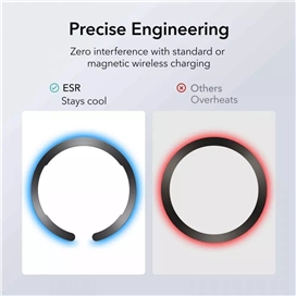 رینگ مگنتی ESR پک دوتایی مشکی و نقره ای