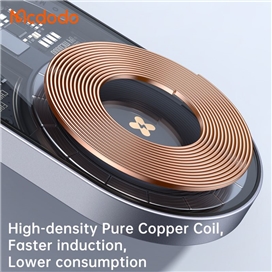 هولدر و شارژ وایرلس مگنتی مک دودو Mcdodo Transparent Magnetic Wireless Charging Car mount CH-2340