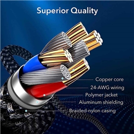 کابل USB-C به لایتنینگ برند ESR دارای MFI و شارژ طول 1 متر