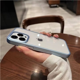 قاب دور براق دارای محافظ لنز مجیک مناسب برای آیفون 13 پرو مکس Magic Mask iPhone 13 Pro Max