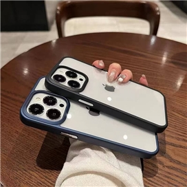 قاب دور براق دارای محافظ لنز مجیک مناسب برای آیفون 13 پرو مکس Magic Mask iPhone 13 Pro Max