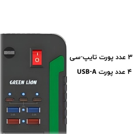 مبدل برق خودرو گرین لاین مدل Spark 300