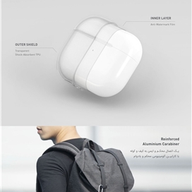 کاور ایرپادز 3 برند یونیک مدل Uniq Glase Airpods 2021