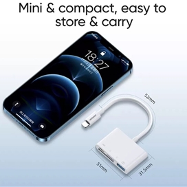 مبدل لایتنینگ چهار پورت جویروم Joyroom S-H142 Lightning To Usb Otg Card Reader