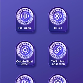 اسپیکر بلوتوث رم خور جویروم Joyroom Maya Series RGB Wireless Speaker JR-MS01