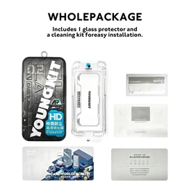 گلس شفاف Youngkit یانگکیت Youngkit Anti-Reflective Screen Protector Glass مناسب برای Apple iPhone 14 Pro Max