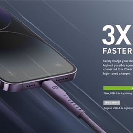 کابل USB-C 60W به LIGHTNING انرژیا مدل FLOW