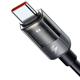 کابل شارژ دوسر تایپ سی قطع کن دار 100 وات مک دودو Mcdodo Auto Power Off Type-C To Type-C Cable CA-2841