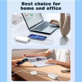 شارژر رومیزی یو اس بی و تایپ سی 65 وات الدنیو Ldnio Multi-ports Desktop Charging Station A6573C