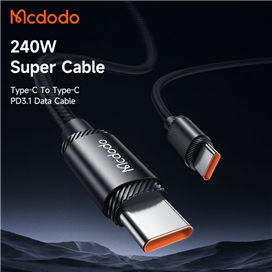 کابل شارژ سریع تایپ سی به تایپ سی 240 واتی مک دودو مدل MCDODO CA-3680 طول 1.2متر