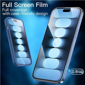 محافظ صفحه نمایش آیفون 15 پرو مکس برند جیتک مدل G-TECH G-FORCE HD IPHONE 15 Pro Max