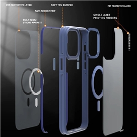 قاب YOUNGKIT یانگکیت Apple iphone 13 Pro Max Rock Sand Skin Feel Magsafe Series