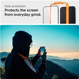 محافظ صفحه نمایش آیفون 15 پرو مکس اسپیگن iPhone 15 Pro Max Screen Protector AlignMaster GLAS.tR