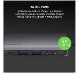 هاب 4 در 1 بلکین Connect مدل AVC006btSGY