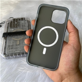 قاب YOUNGKIT یانگکیت Technology Series Gray مناسب برای Apple iPhone 15 Pro Max