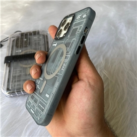 قاب YOUNGKIT یانگکیت Technology Series Gray مناسب برای Apple iPhone 15 Pro Max