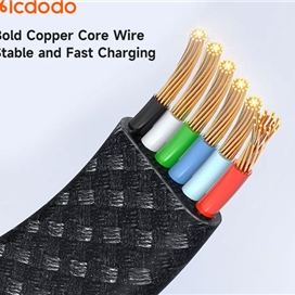 کابل شارژ تایپ سی 1.2 متر مک دودو Mcdodo PD100W Led Rhythm CA-498