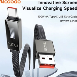 کابل شارژ تایپ سی 1.2 متر مک دودو Mcdodo PD100W Led Rhythm CA-498