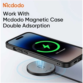 شارژر بیسیم مگنتی مکدودو MCDODO CH-436 Magnetic 15W Wireless Charger