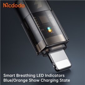 کابل قطع کن دار تایپ سی به لایتنینگ 36 وات 1.8متری مک دودو Mcdodo Auto Power Off Type-C To Lightning CA-3161