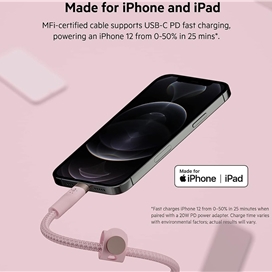 کابل لایتنینگ 1متری بلکین – BoostCharge Pro Flex