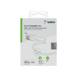 کابل لایتنینگ 1متری بلکین – BoostCharge Pro Flex