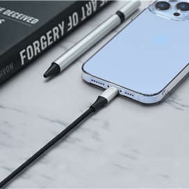 کابل USB-C به لایتنینگ AluCable برند Just Mobile (1.2 متر)