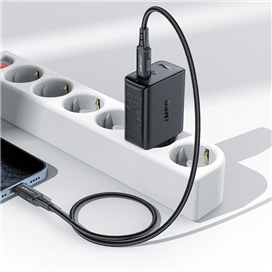 شارژر دیواری برند ACE FAST A29 PD50W GaN (USB-C+USB-C) dual port charger