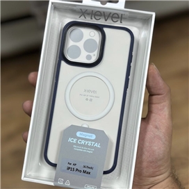 قاب پشت تلق دور نرم ایکس لول مدل X-Level Ice Crystal مناسب برای Apple iPhone 15 Pro Max