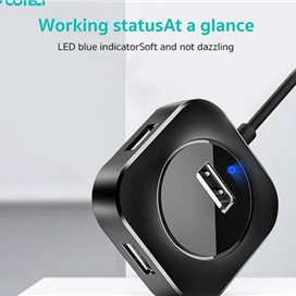 هاب تایپ سی 4 پورت کوتسی Coteci Universal Type C 4in1 Hub 83008