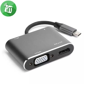 هاب 4 پورت تایپ سی کوتسی Coteci UCB-C To HDMI Multiport Adapter 83013