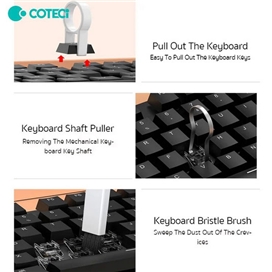 کیت نظافت دستگاه‌های الکترونیکی کوتتسی Coteci Multifunctional 20in1 Cleaning Kit 75003