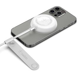 پد شارژر بی سیم مغناطیسی شارژ سریع قابل حمل 7.5 وات بلکین مدل WIA005btBK