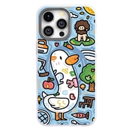 قاب برند اوجی برو OGBRO مدل Happy duck مناسب برای Apple iPhone 16 Pro Max