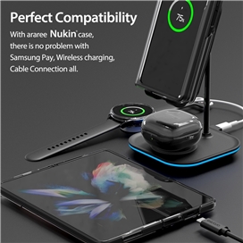 قاب محافظ آراری سامسونگ Samsung Galaxy Z Fold 4 5G Araree Nukin Clear