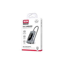 هاب 9 پورت و شارژر وایرلس ایکس او Xo Hub007